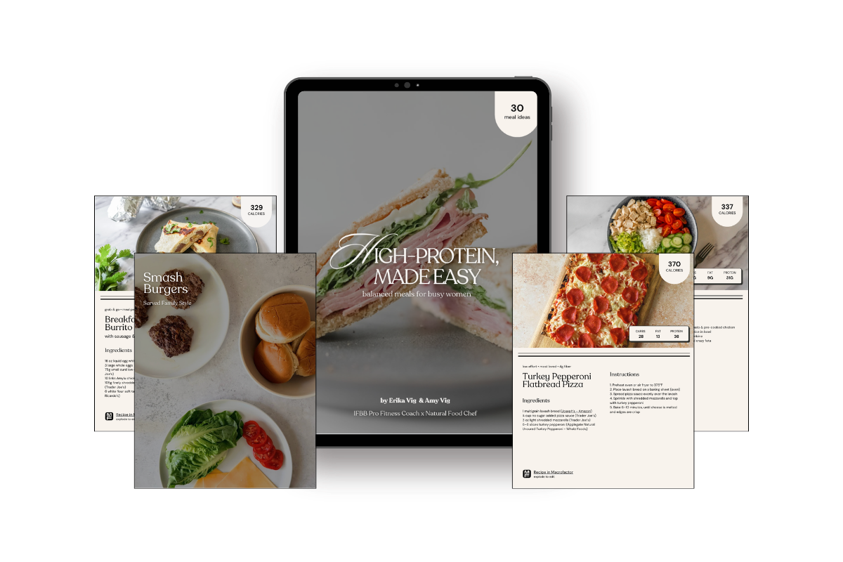 High Protein, Made Easy guide mockup